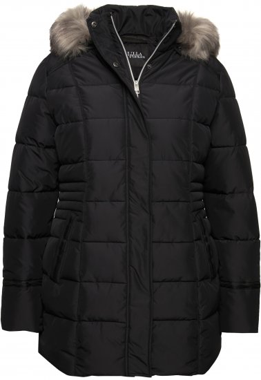 Ulla Popken HYPRAR Quilted Jacket Black - Якета - 