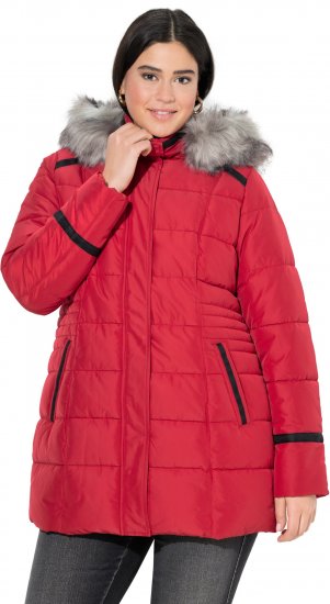 Ulla Popken HYPRAR Quilted Jacket Ruby Red - Якета - 