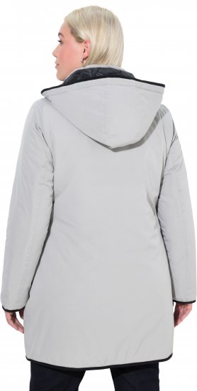 Ulla Popken HYPRAR Reversible Quilted Jacket Medium Grey - Якета - 