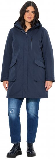 Ulla Popken HYPRAR Drawstring Waist Parka Navy - Якета - 