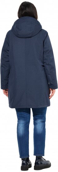 Ulla Popken HYPRAR Drawstring Waist Parka Navy - Якета - 