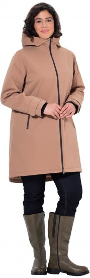 Ulla Popken HYPRAR Triple-Function Longline Jacket Camel - Якета - 