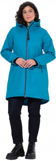 Ulla Popken HYPRAR Triple-Function Longline Jacket Turquoise - Якета - 