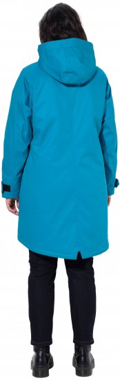 Ulla Popken HYPRAR Triple-Function Longline Jacket Turquoise - Якета - 