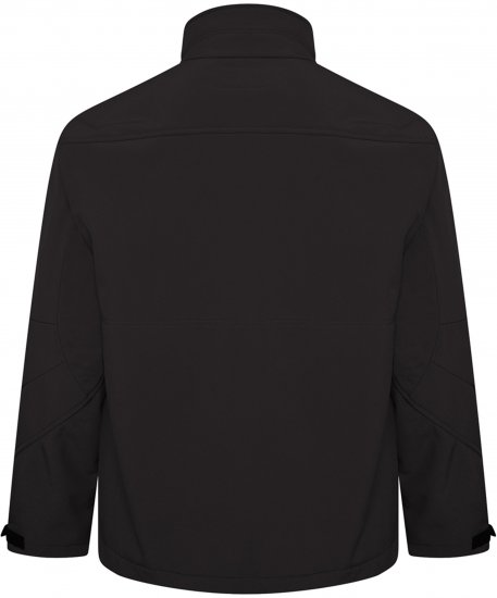 Kam Jeans KV132 Softshell Panelled Jacket Black - Якета - мъжки якета големи размери