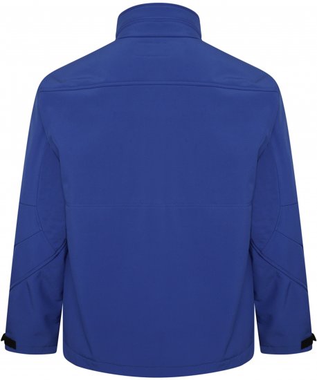 Kam Jeans KV132 Softshell Panelled Jacket Royal Blue - Якета - мъжки якета големи размери