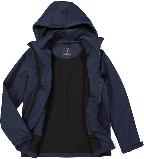 JP1880 Jacket Fleece Lined Softshell Navy - Якета - мъжки якета големи размери