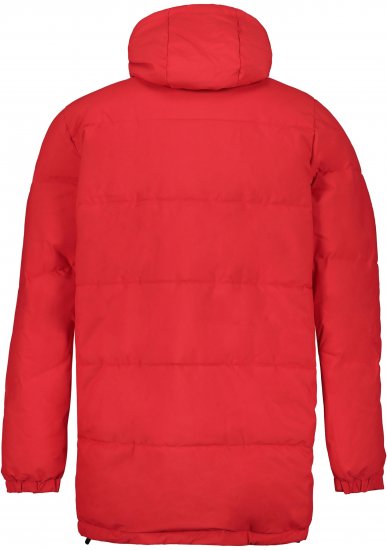JAY-PI Warm Quilted Parka Dual Function Windproof and Water Repellent Red - Якета - мъжки якета големи размери