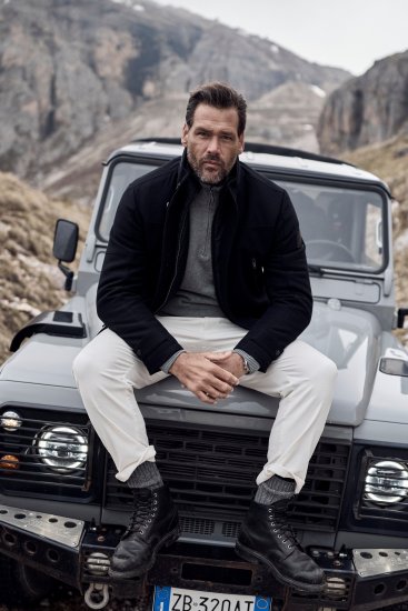 JP1880 Jacket Water-repellent Warm Black - Якета - мъжки якета големи размери