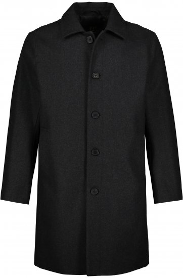 JP1880 Coat Wool Blend Water Repellent Dark Grey - Якета - мъжки якета големи размери