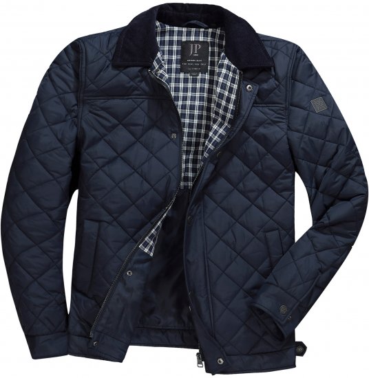 JP1880 Jacket Quilted Navy - Якета - мъжки якета големи размери