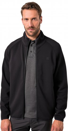 JAY-PI FLEXNAMIC® Golf Sweat Jacket with Zipper Black - Суичъри & cуичъри с качулка - мъжки суичъри големи размери