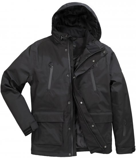 Jay-Pi Ski Jacket Functional Waterproof Windproof Breathable Black - Ски облекло - 