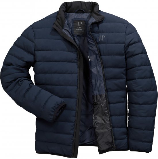 JP1880 Jacket Quilted Stand-up Collar Navy - Якета - мъжки якета големи размери