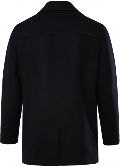 JP1880 Caban Short Double-breasted Overcoat Navy - Якета - мъжки якета големи размери