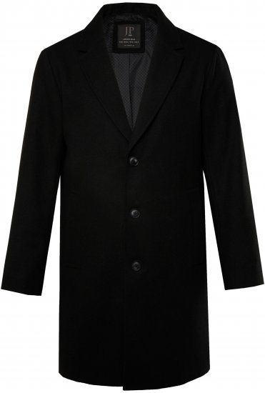 JP1880 Coat Classic Wool Blend Black - Якета - мъжки якета големи размери