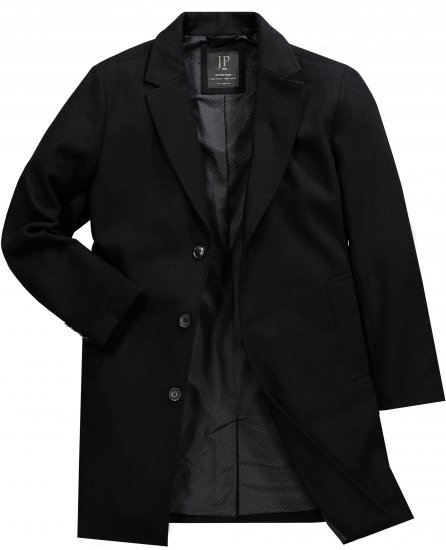 JP1880 Coat Classic Wool Blend Black - Якета - мъжки якета големи размери