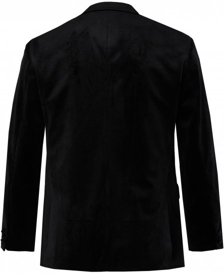 JP1880 Jacket Velvet Business Smoking Black - Костюми - мъжки костюми големи размери