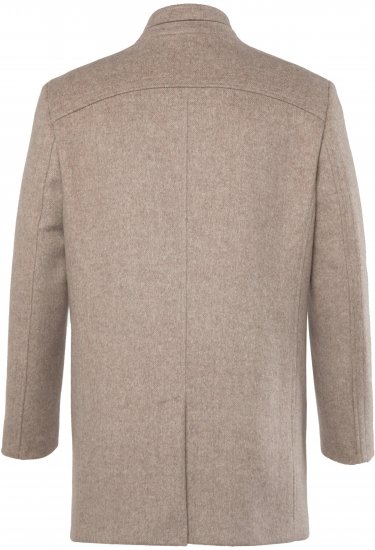 JP1880 Coat Wool Blend Beige Melange - Якета - мъжки якета големи размери