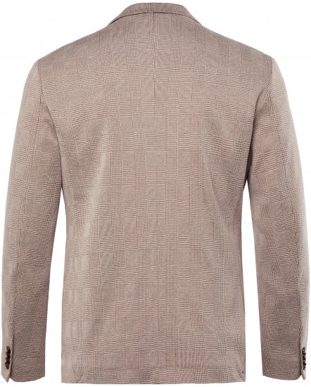 JP1880 Jacket Business Checked Beige - Костюми - мъжки костюми големи размери
