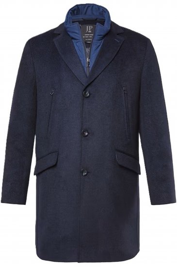 JP1880 Coat Flexnamic With Removable Insert Navy - Якета - мъжки якета големи размери