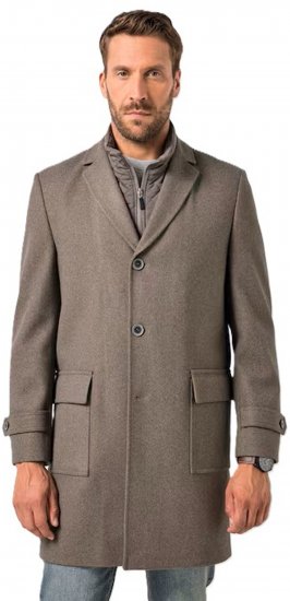 JP1880 Coat Flexnamic Quilted Insert Grey TALL - TALL Якета - 