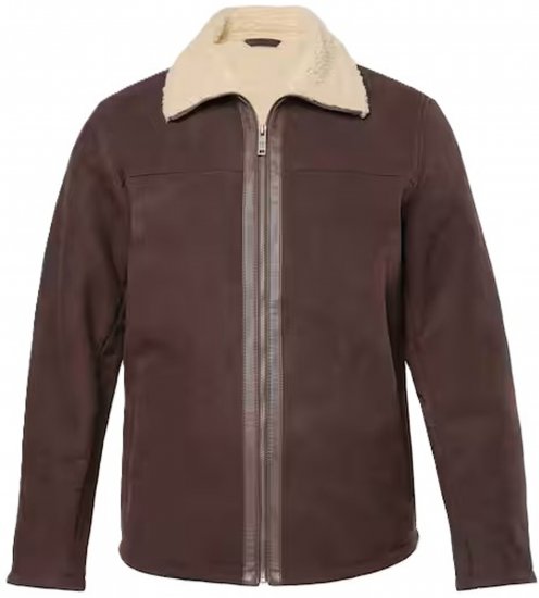 JP1880 Leather Jacket Genuine Lamb Nappa - Якета - мъжки якета големи размери