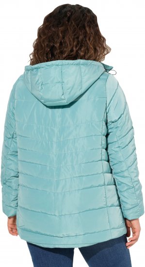 Ulla Popken Quilted Water Repellent Jacket Soft Turquoise - Якета - 