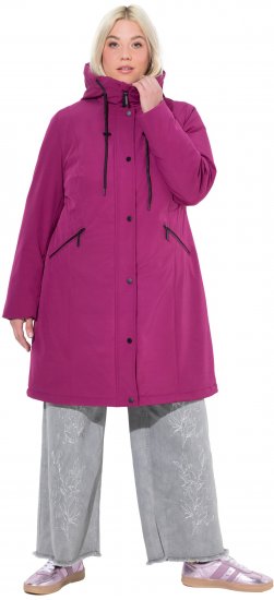 Ulla Popken HYPRAR Triple Function Weather Proof Jacket Berry - Якета - 