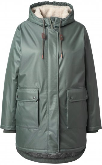 Ulla Popken HYPRAR Fleece Lined Jacket Grey - Якета - 