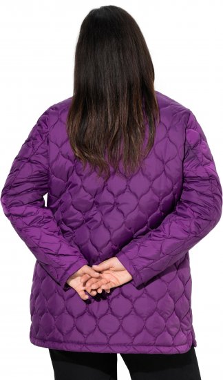 Ulla Popken HYPRAR Water-Repellent Quilted Jacket Plum - Якета - 