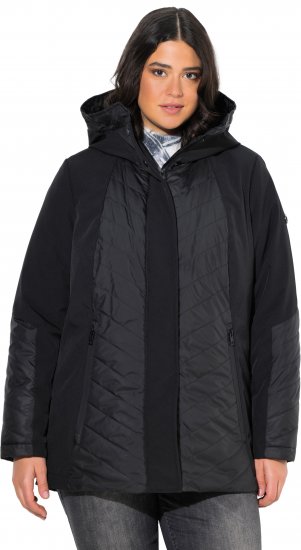 Ulla Popken HYPRAR Functional Softshell Jacket Black - Якета - 