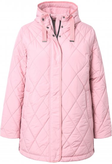Ulla Popken HYPRAR Quilted Water-Repellent Jacket Soft Dusty Rose - Якета - 