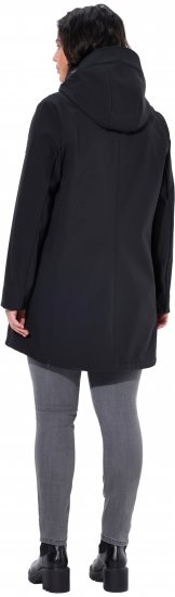 Ulla Popken HYPRAR Water Repellent Softshell Jacket Black - Якета - 