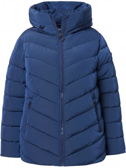 Ulla Popken HYPRAR Quilted Puffer Jacket Navy - Якета - 