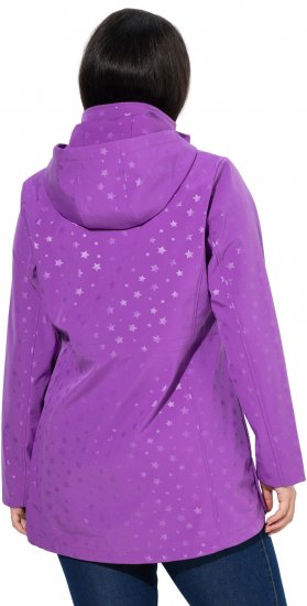 Ulla Popken HYPRAR Star Print Softshell Jacket Purple - Якета - 