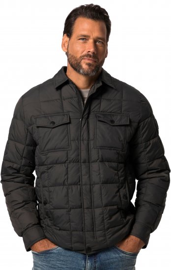 JP1880 Quilted Shirt Collar Jacket TALL Anthracite - TALL Якета - 