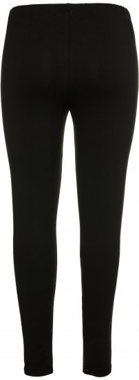 Ulla Popken Basic Stretch Knit Ankle Length Leggings Black - Дамски Дънки & Панталони в Големи Размери – Plus Size - 