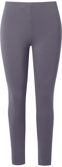 Ulla Popken Basic Stretch Knit Ankle Length Leggings Dark Grey - Дамски Дънки & Панталони в Големи Размери – Plus Size - 