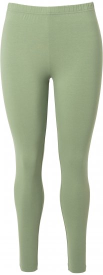 Ulla Popken Basic Stretch Knit Ankle Length Leggings Olive - Дамски Дънки & Панталони в Големи Размери – Plus Size - 