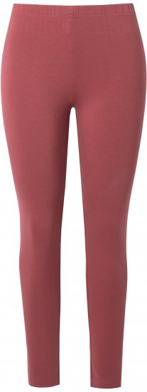 Ulla Popken Basic Stretch Knit Ankle Length Leggings Brick Red - Дамски Дънки & Панталони в Големи Размери – Plus Size - 