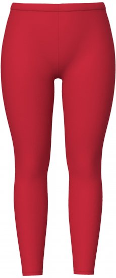 Ulla Popken Basic Stretch Knit Ankle Length Leggings Salsa Red - Дамски Дънки & Панталони в Големи Размери – Plus Size - 