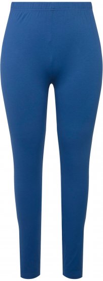 Ulla Popken Basic Stretch Knit Ankle Length Leggings Grey Blue - Дамски Дънки & Панталони в Големи Размери – Plus Size - 