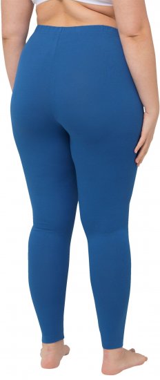 Ulla Popken Basic Stretch Knit Ankle Length Leggings Grey Blue - Дамски Дънки & Панталони в Големи Размери – Plus Size - 