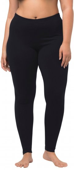 Ulla Popken Basic Stretch Knit Ankle Length Leggings Navy - Дамски Дънки & Панталони в Големи Размери – Plus Size - 