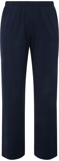 Ulla Popken Bootcut Elastic Waist Cotton French Terry Sport Pants Night Blue - Дамски Дънки & Панталони в Големи Размери – Plus Size - 