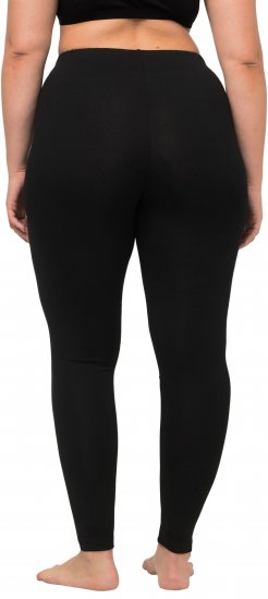 Ulla Popken Viscose Spandex Leggings Black - Дамски Дънки & Панталони в Големи Размери – Plus Size - 