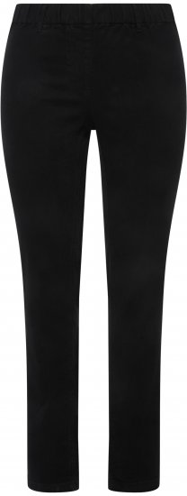 Ulla Popken Denim Look All Elastic Pocket Sienna Jeggings Black - Дамски Дънки & Панталони в Големи Размери – Plus Size - 