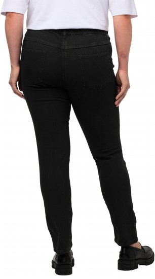 Ulla Popken Denim Look All Elastic Pocket Sienna Jeggings Black - Дамски Дънки & Панталони в Големи Размери – Plus Size - 