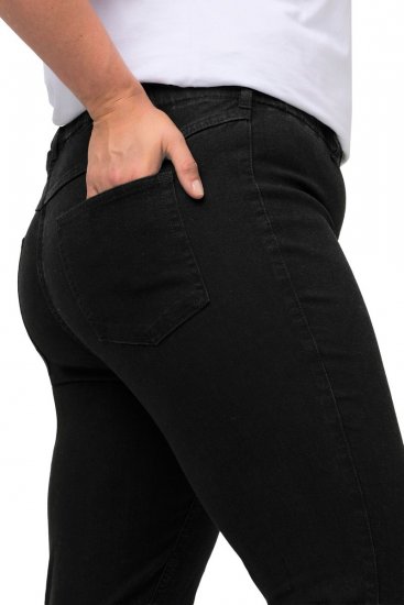 Ulla Popken Denim Look All Elastic Pocket Sienna Jeggings Black - Ulla Popken - Ulla Popken макси дрехи
